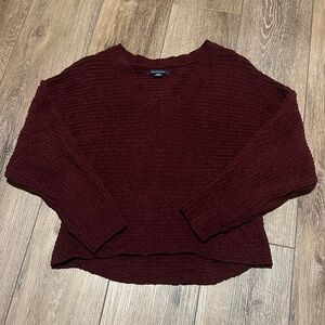 American Eagle Women’s Sweater - Maroon - Medium